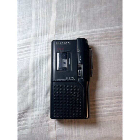 SONY V-O-R M-677V Microcassette Recorder - Picture 1 of 4